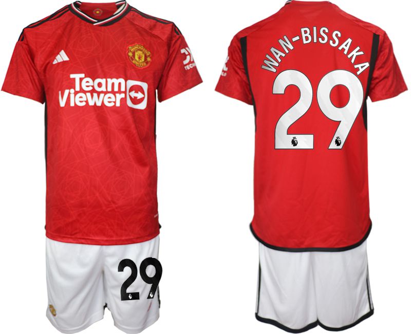 Men 2023-2024 Club Manchester United home red #29 Soccer Jersey->manchester united jersey->Soccer Club Jersey